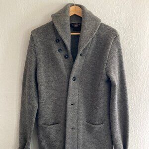 Men's Double R RRL Ralph Lauren Shawl Neck Wool Cardigan‎ Sweater